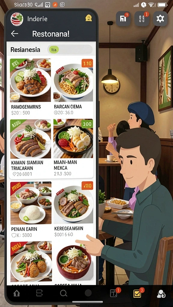 Tampilan antarmuka yang menarik dan mudah dinavigasi.