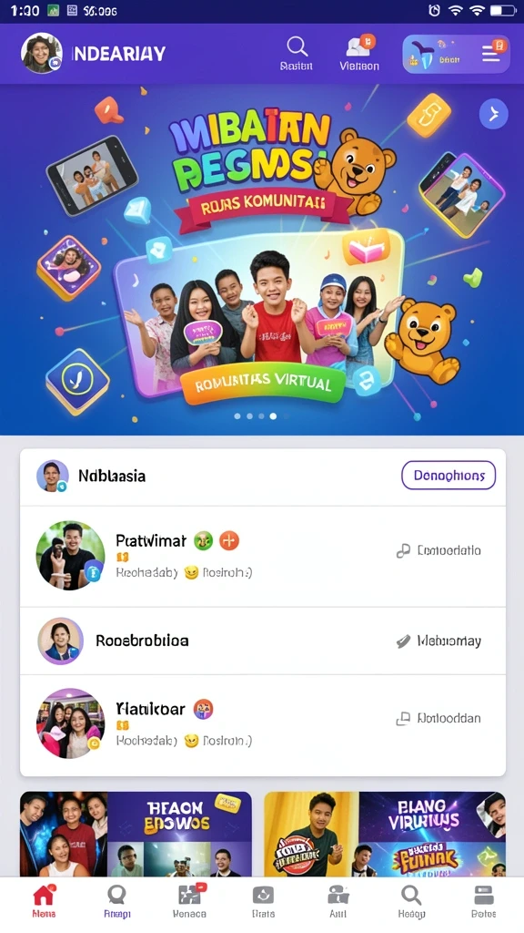 Tampilan antarmuka yang user-friendly.
