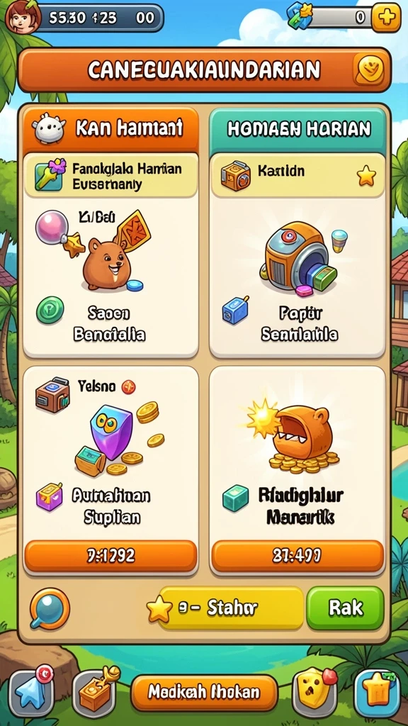 Pemandangan menakjubkan dari dunia game 5RT.