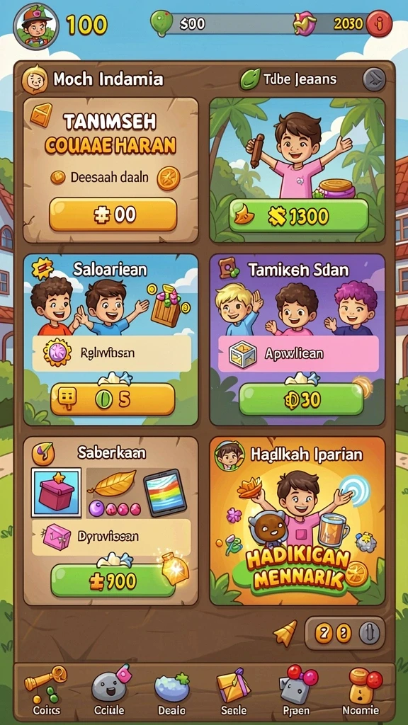 Beragam mode permainan yang menantang dan seru.
