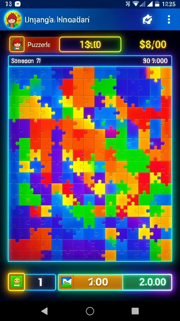 Screenshot menampilkan grafik yang memukau dan gameplay seru.