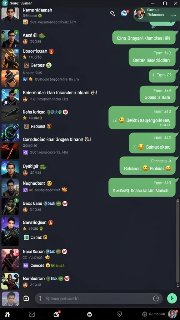 Menunjukkan item unik yang dapat diperoleh dalam permainan.