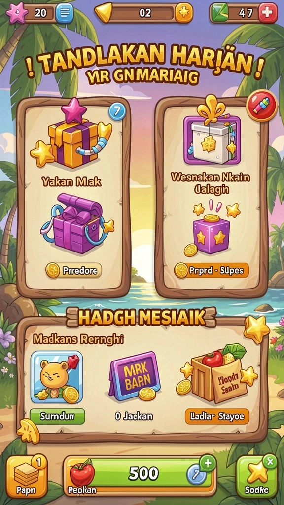 Mode permainan multiplayer yang seru bersama teman.