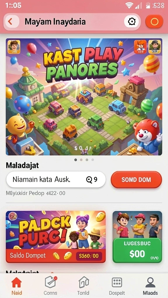 Konfigurasi permainan yang beragam dan mengasyikkan.