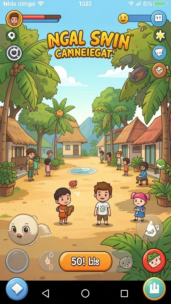 UI yang intuitif dan mudah digunakan saat bermain.