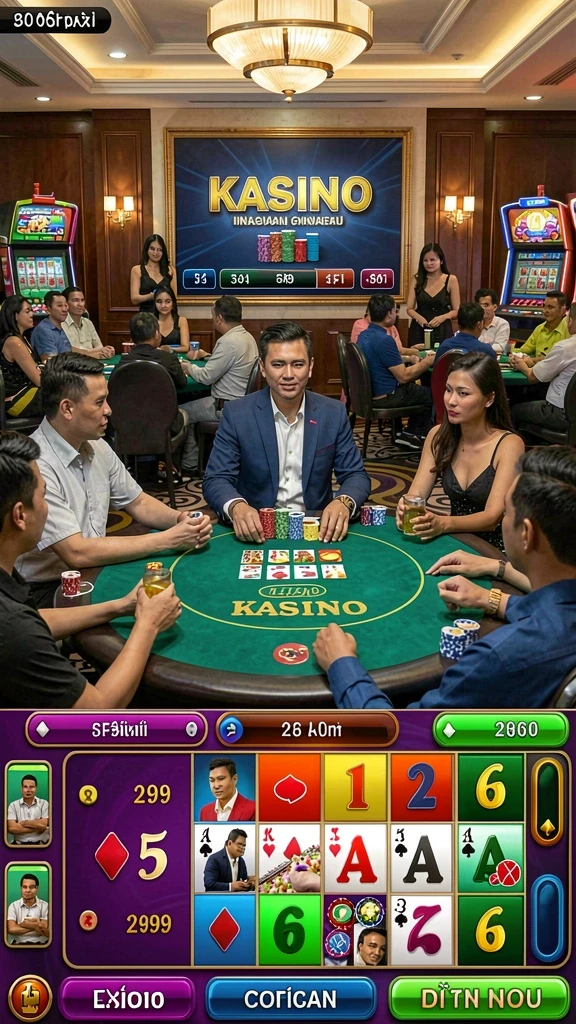 Gambar antarmuka permainan yang menarik dan ramah pengguna.