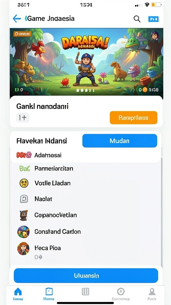 Pemandangan yang menakjubkan dalam setiap level yang dimainkan.