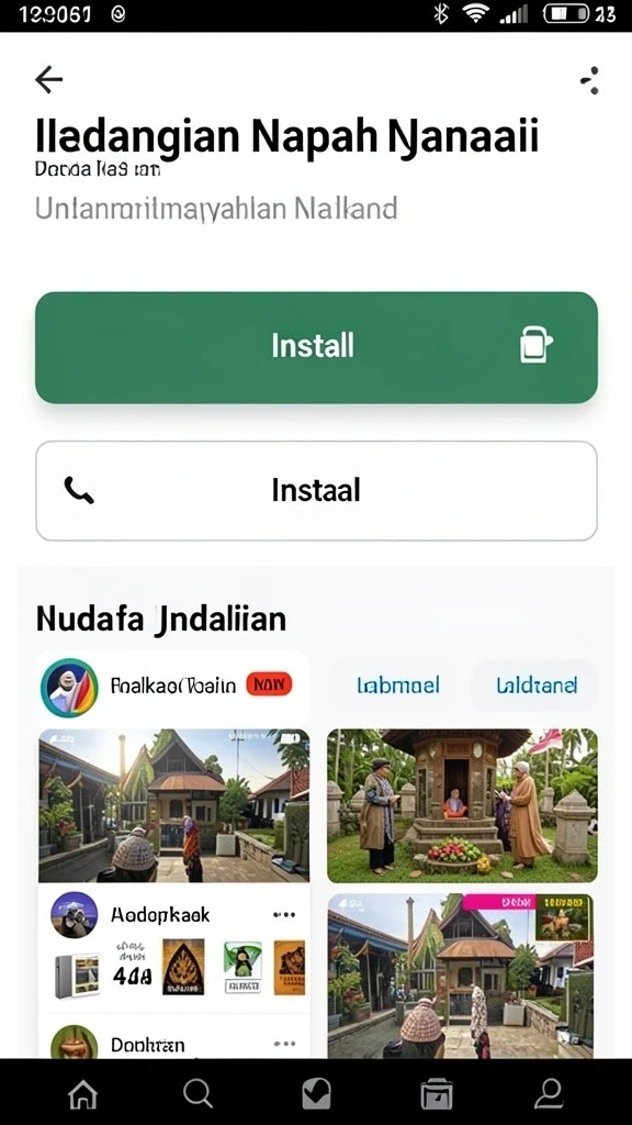 Momen aksi dramatis di dalam permainan.