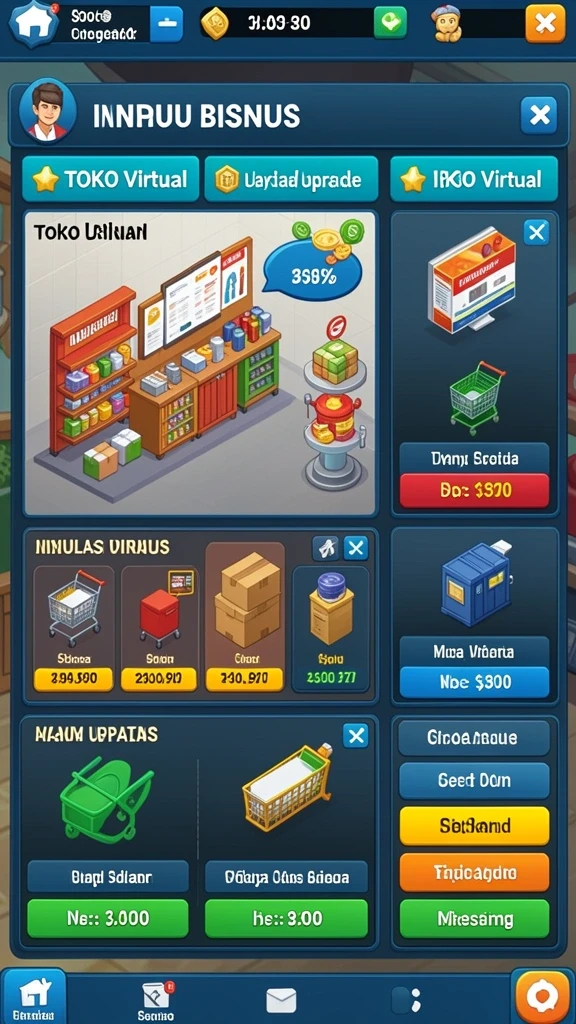 Tampilan awal DEWALIN yang menarik dan penuh warna.