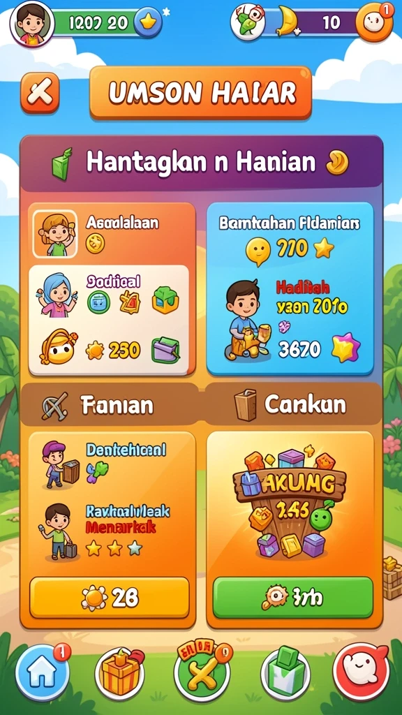 Tampilan utama EVIP3 dengan berbagai fitur menarik.