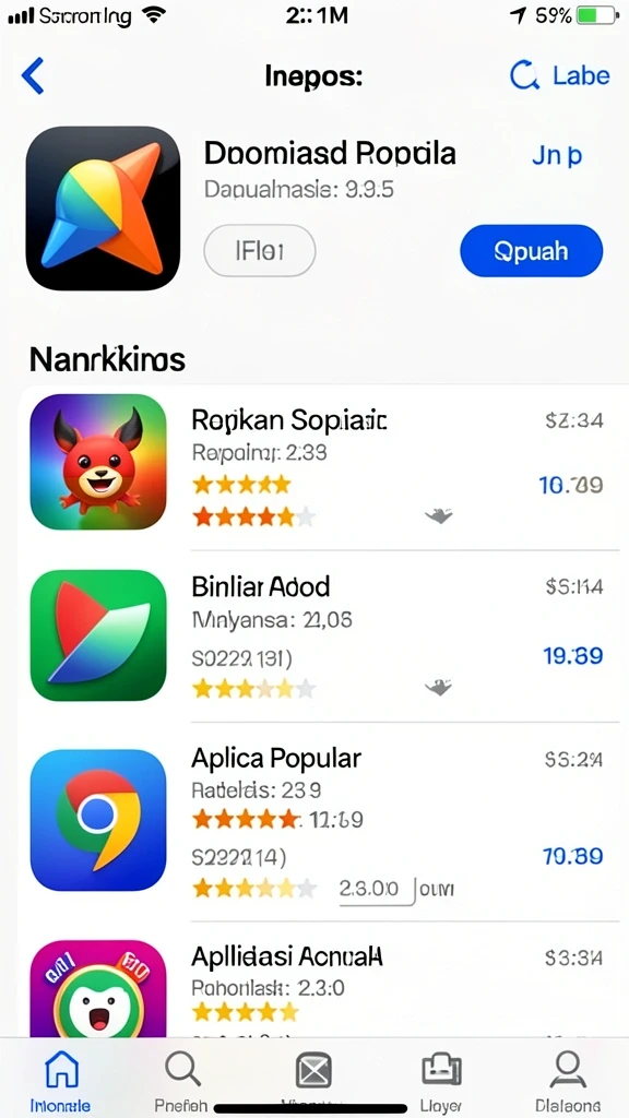 Screenshot menunjukkan tampilan awal GEMS365 yang menarik.