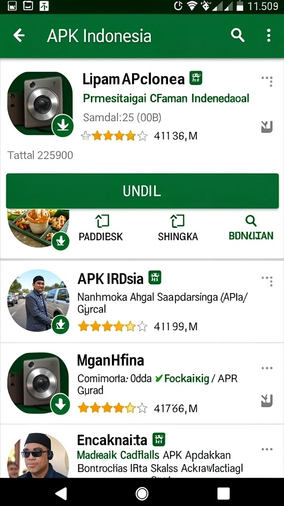 Berbagai karakter unik siap untuk dimainkan.