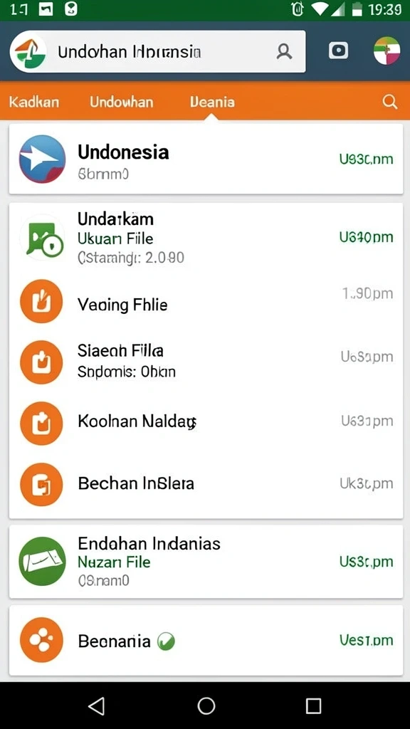 Tampilan antarmuka yang user-friendly.