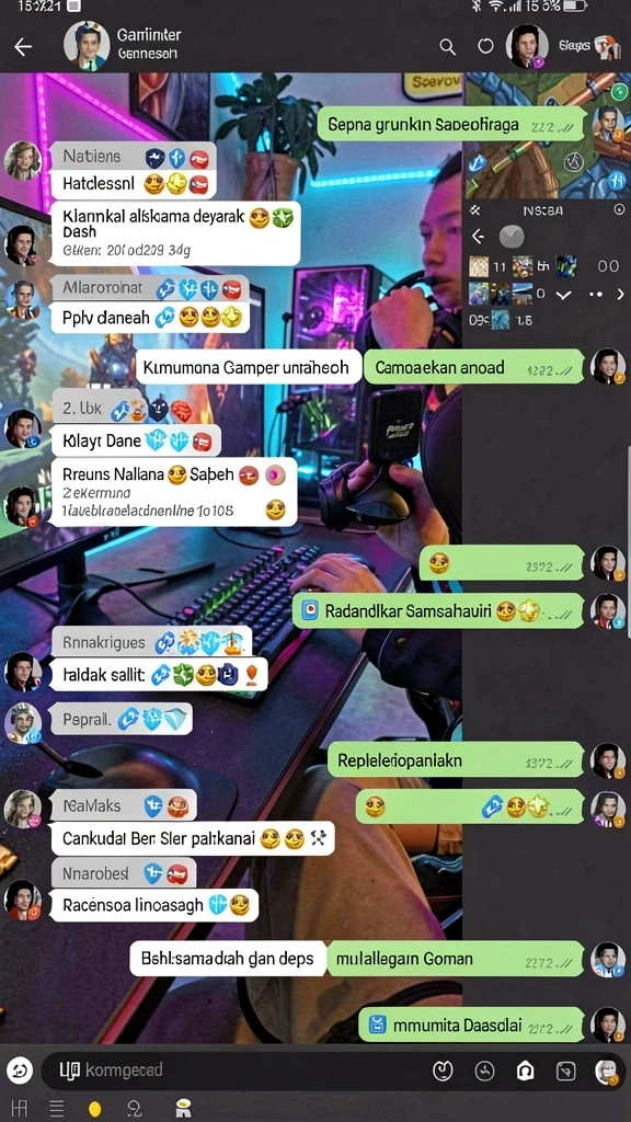Grafis yang menawan dan penuh warna.