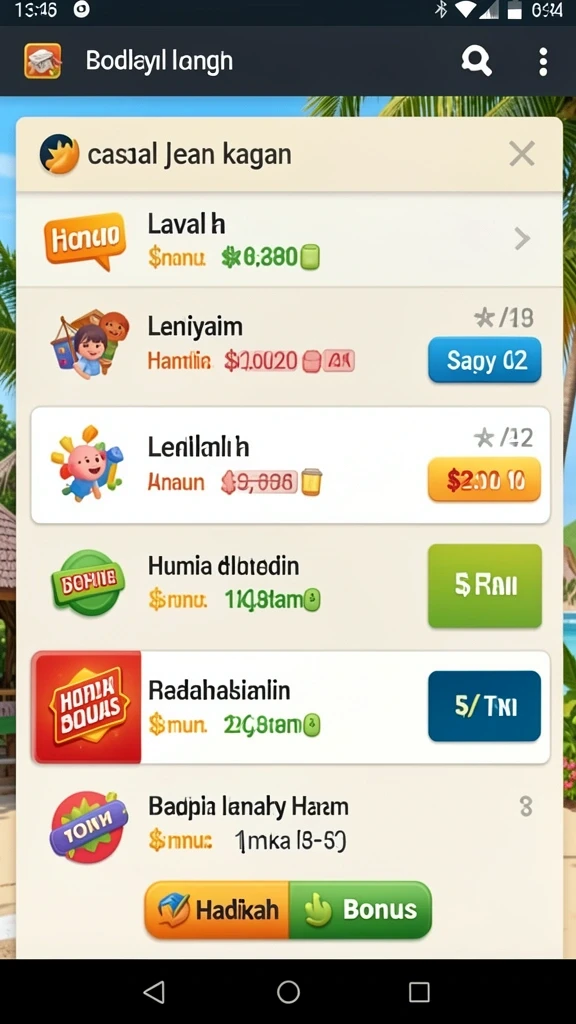 Tampilan antarmuka yang menarik dan ramah pengguna.