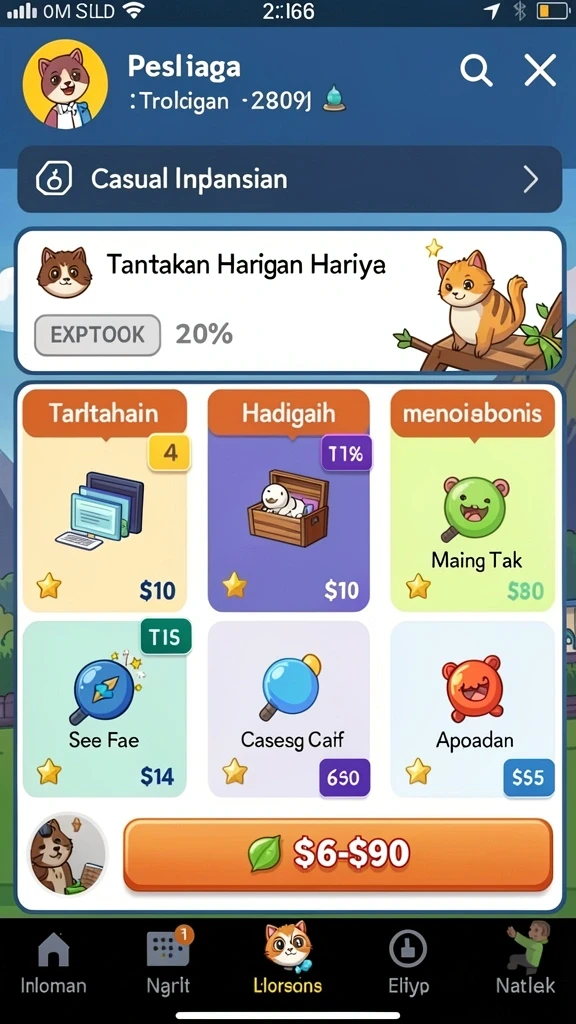 Aksi seru dalam setiap misi menantang.
