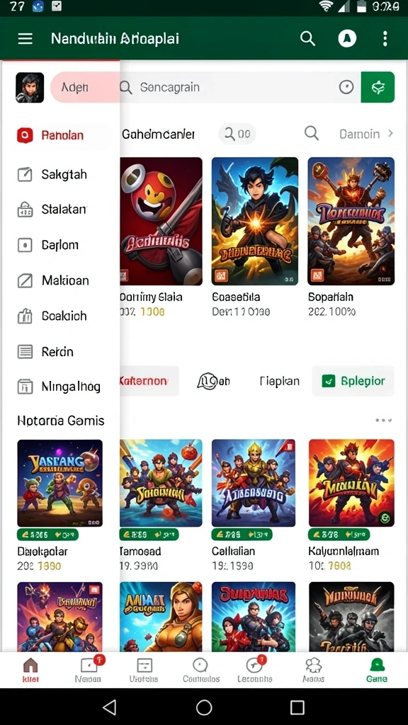 Tangkapan layar saat pemain berkompetisi dalam mode multiplayer.
