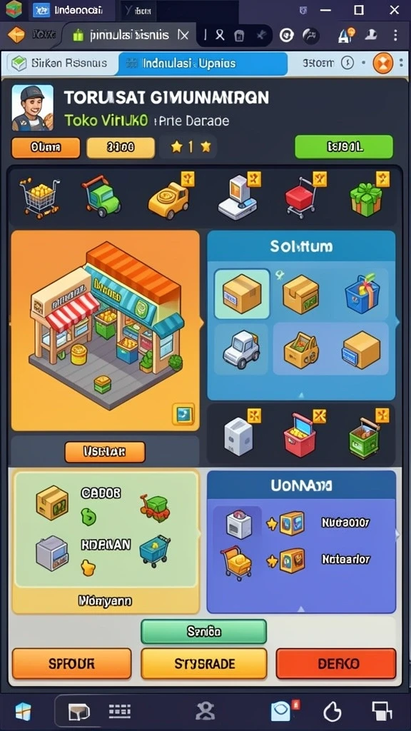 Tampilan antarmuka yang user-friendly dan menarik.