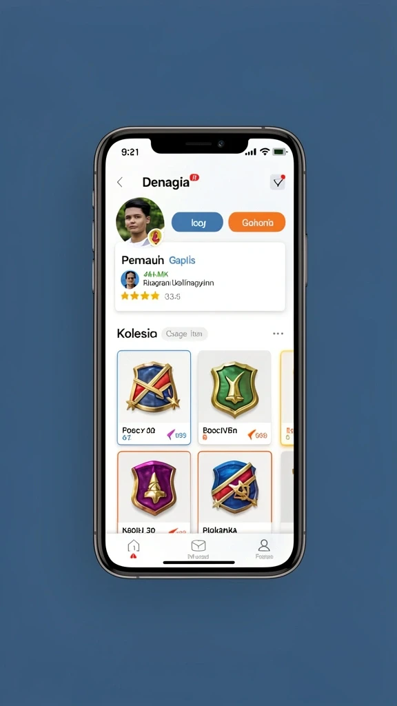 Karakter unik dengan kemampuan menarik.