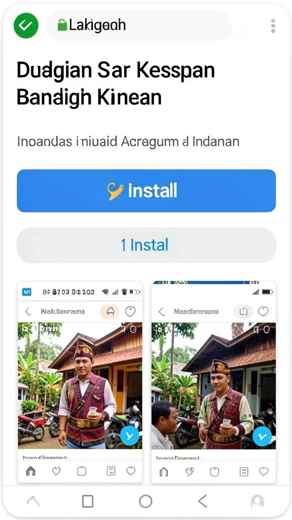 Tampilan antarmuka yang user-friendly dan menarik.