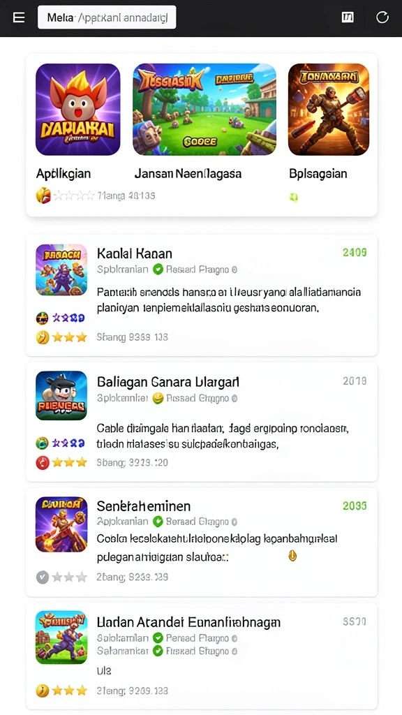 Beragam pilihan permainan judi yang seru.
