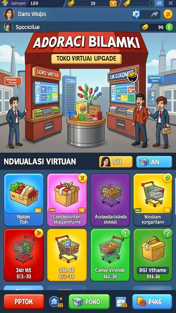 Antarmuka utama PP7SLOT yang menarik dan mudah dipahami.