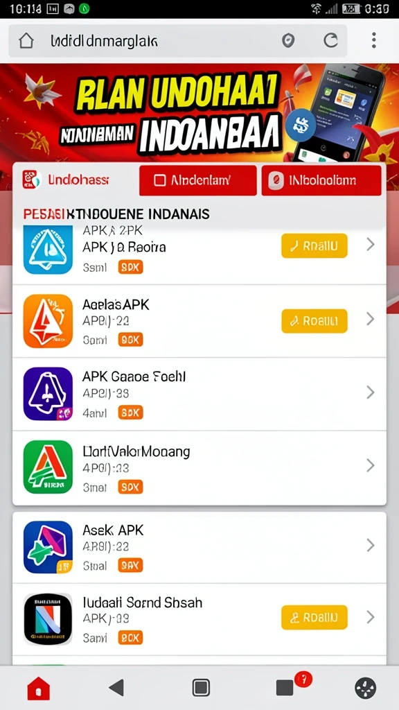 Tampilan antarmuka yang menarik dan user-friendly.