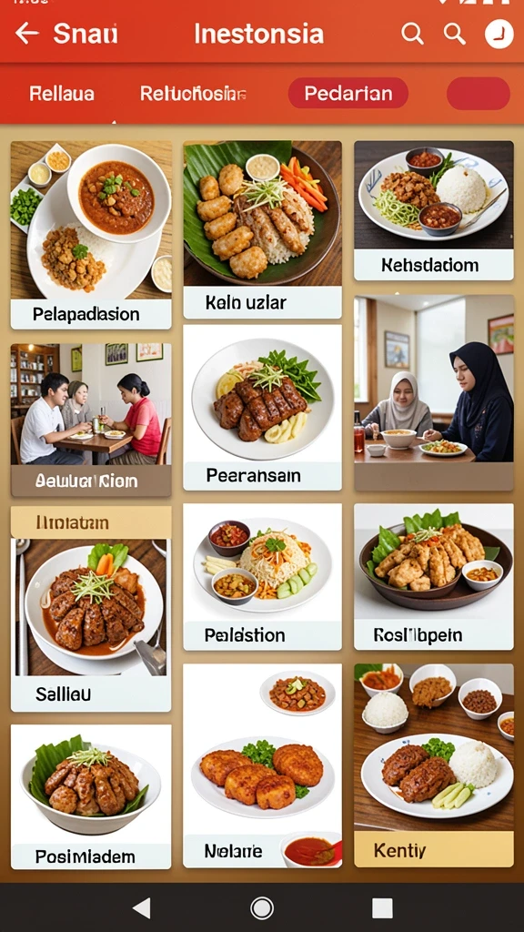 Berbagai karakter unik siap untuk dimainkan.