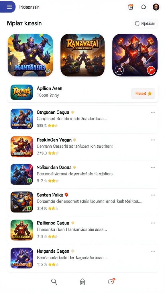 Tampilan slot yang menarik dan berwarna-warni.