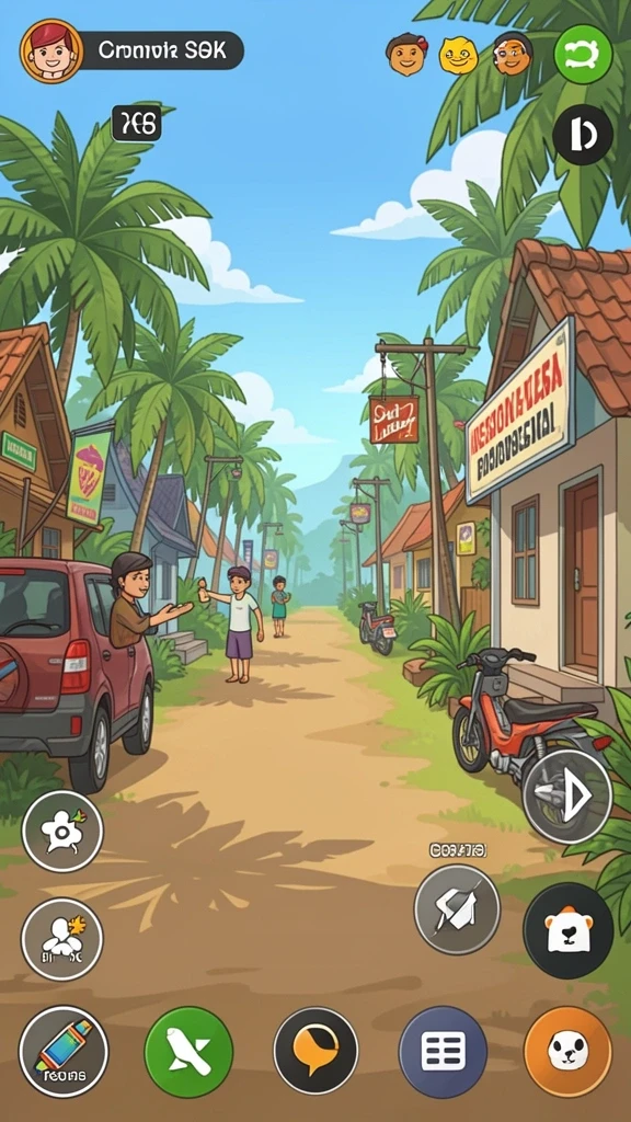 Tampilan antarmuka yang modern dan menarik.