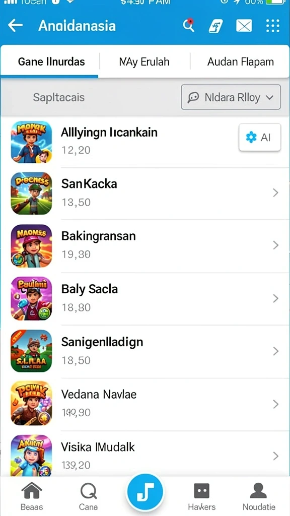 Screenshot pertempuran epik melawan monster besar.