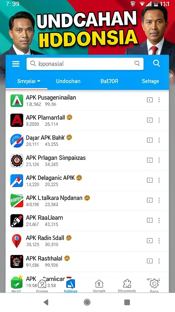Tampilan karakter kustom dengan pakaian menarik.